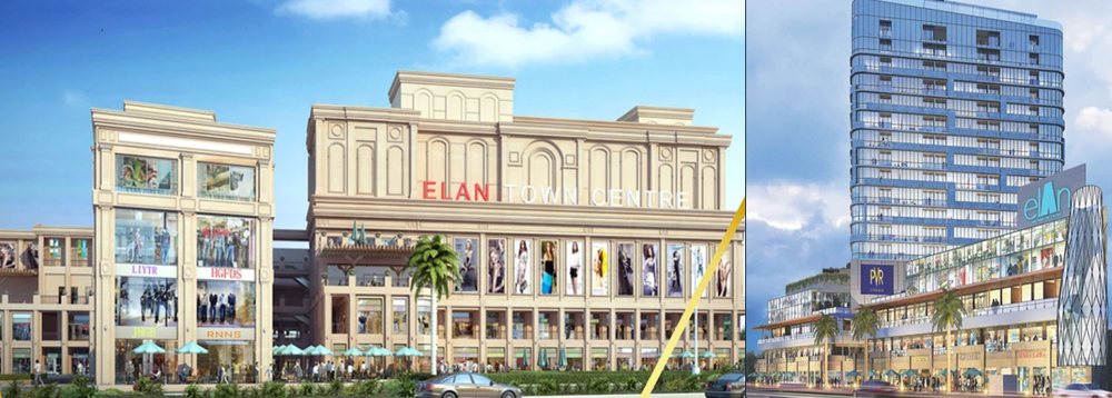 Elan Town Centre and Elan commercial tower in Gurgaon
